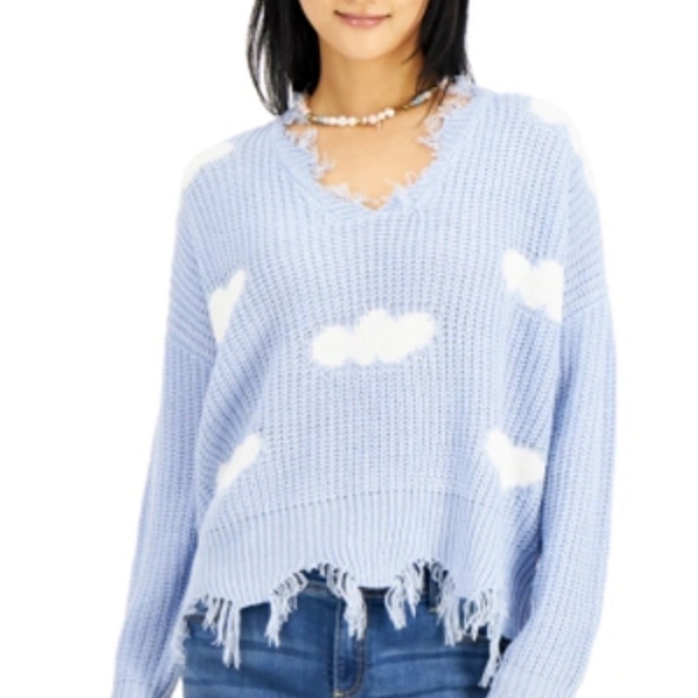 Just Polly blue cloud sweater
